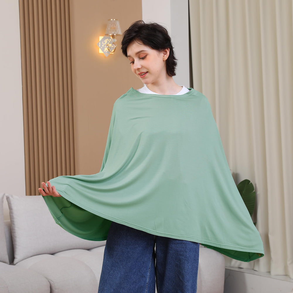 Seejoy rayon soft breathable nursing cover fabric keeps mom and baby comfortable