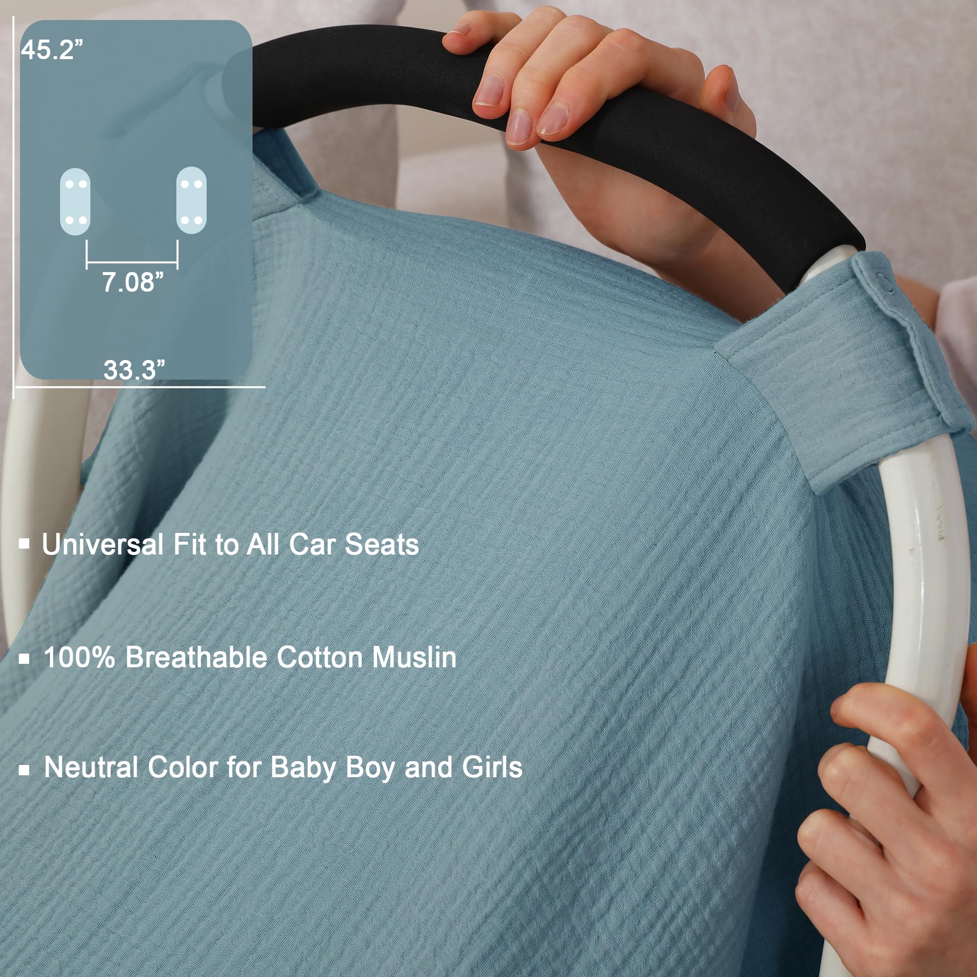 Seejoy snap-buttons easy-installation blue cover demonstrates quick setup