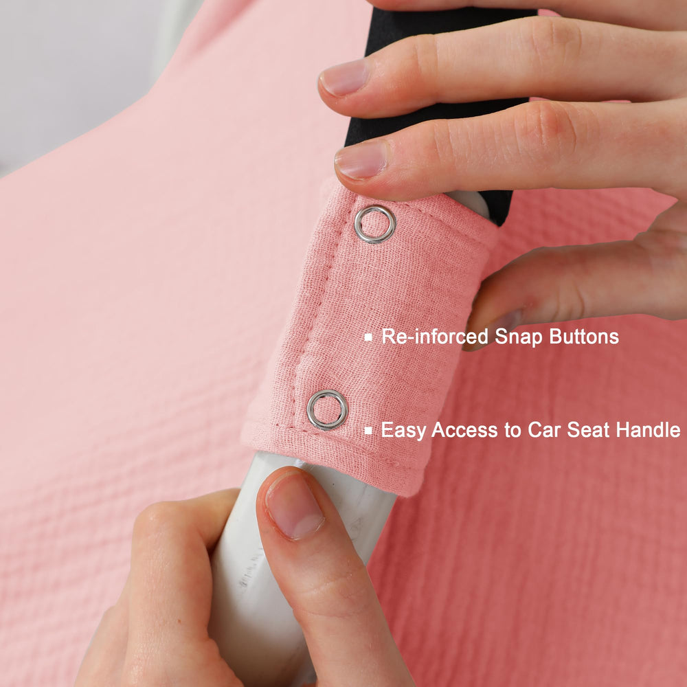 Seejoy universal fit pink car seat cover adapts to most seats