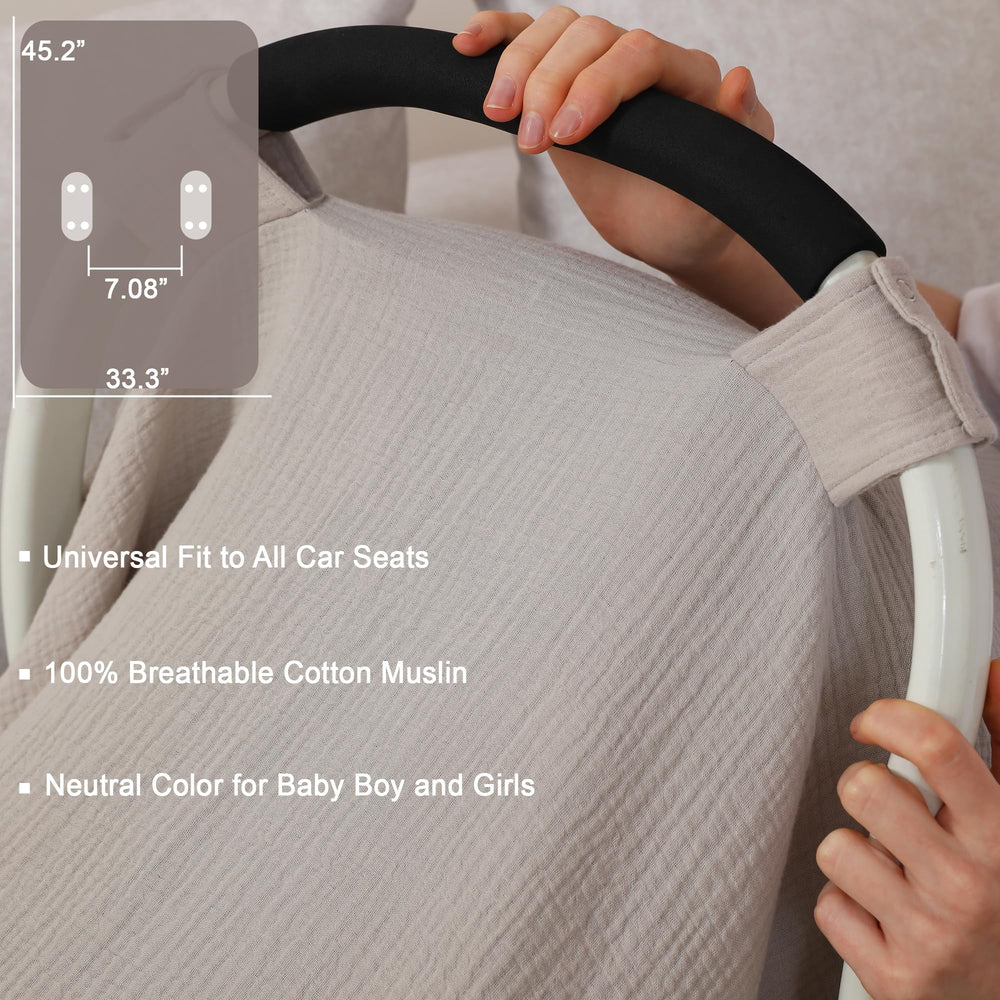 Seejoy universal-fit stroller cover suits most strollers with coverage