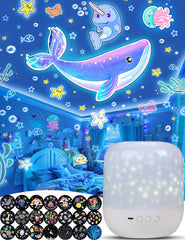 SEEKSTARS 21 film night light projects vivid ceiling scenes