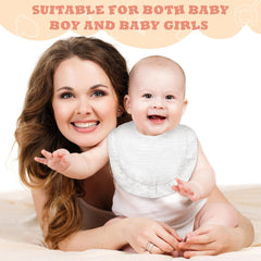 Seematn bibs feature adjustable side snaps for a comfy, secure fit.
