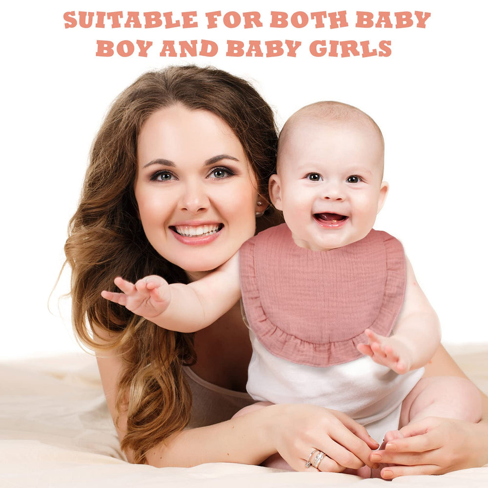 Seematn bib with side openable snap keeps bib secure yet easy to remove