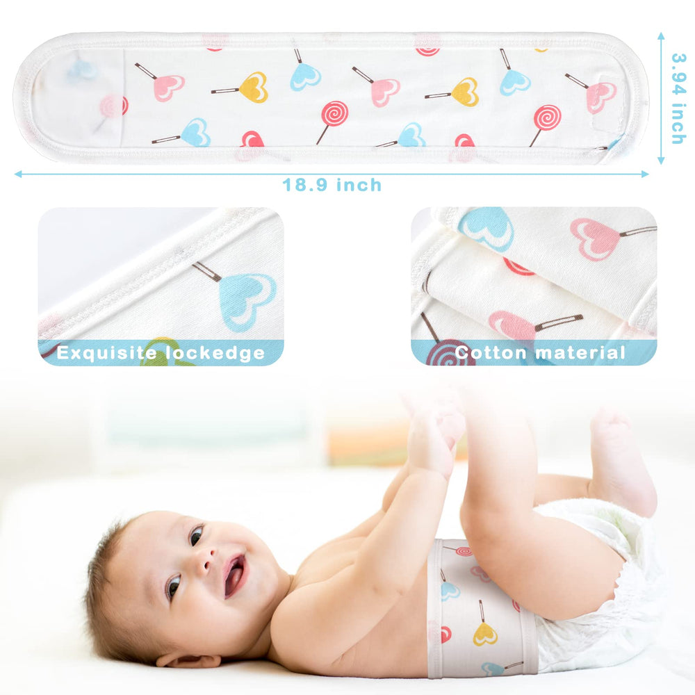 Seematn cartoon lollipop belly band adds cheerful style and gentle warmth.