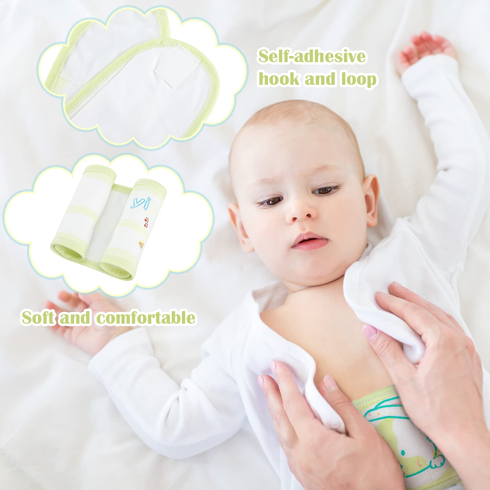 Seematn yellow cartoon abdomen band adds bright, snug coverage for infants