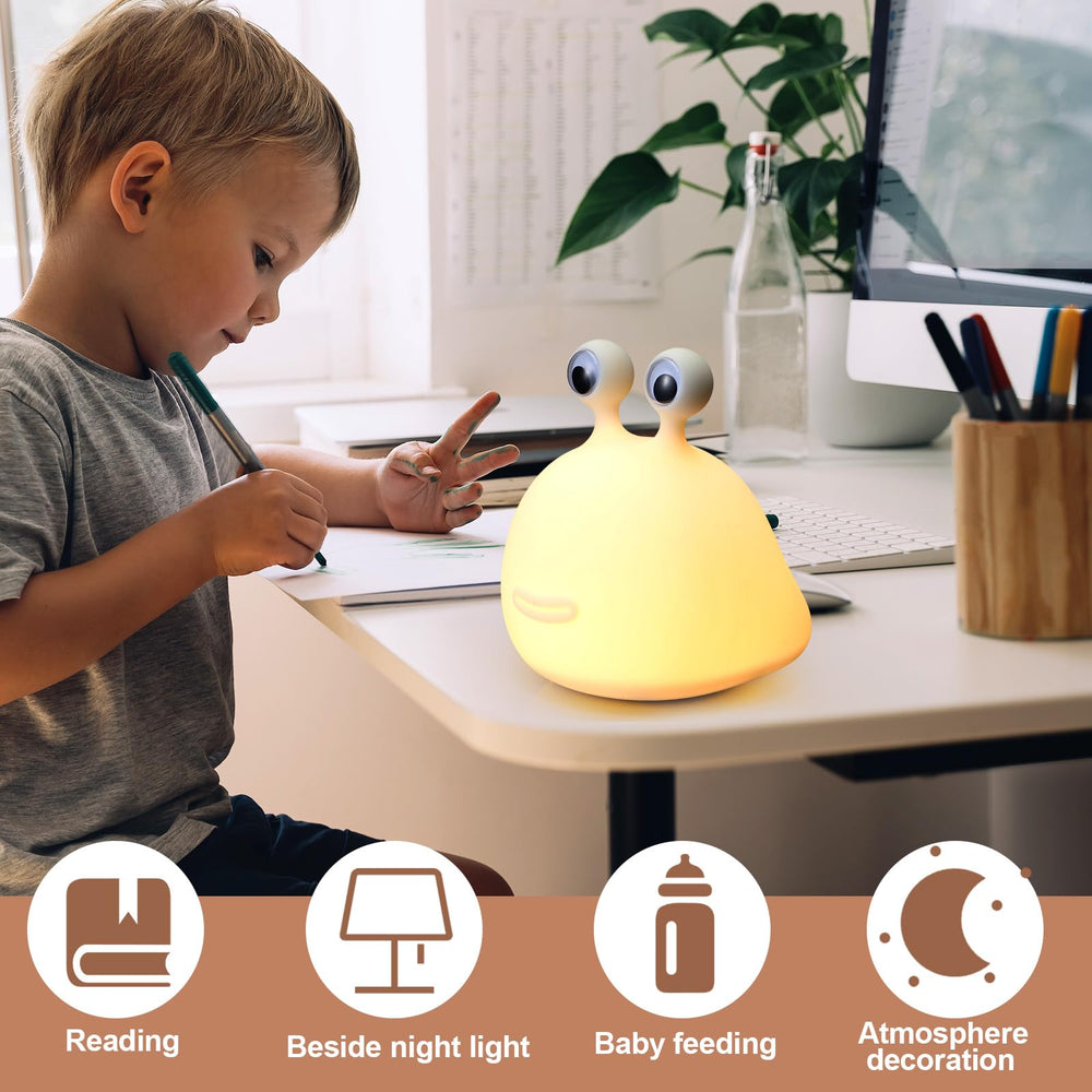 Seenelling slug night light suitable for bedrooms and desks as versatile decor
