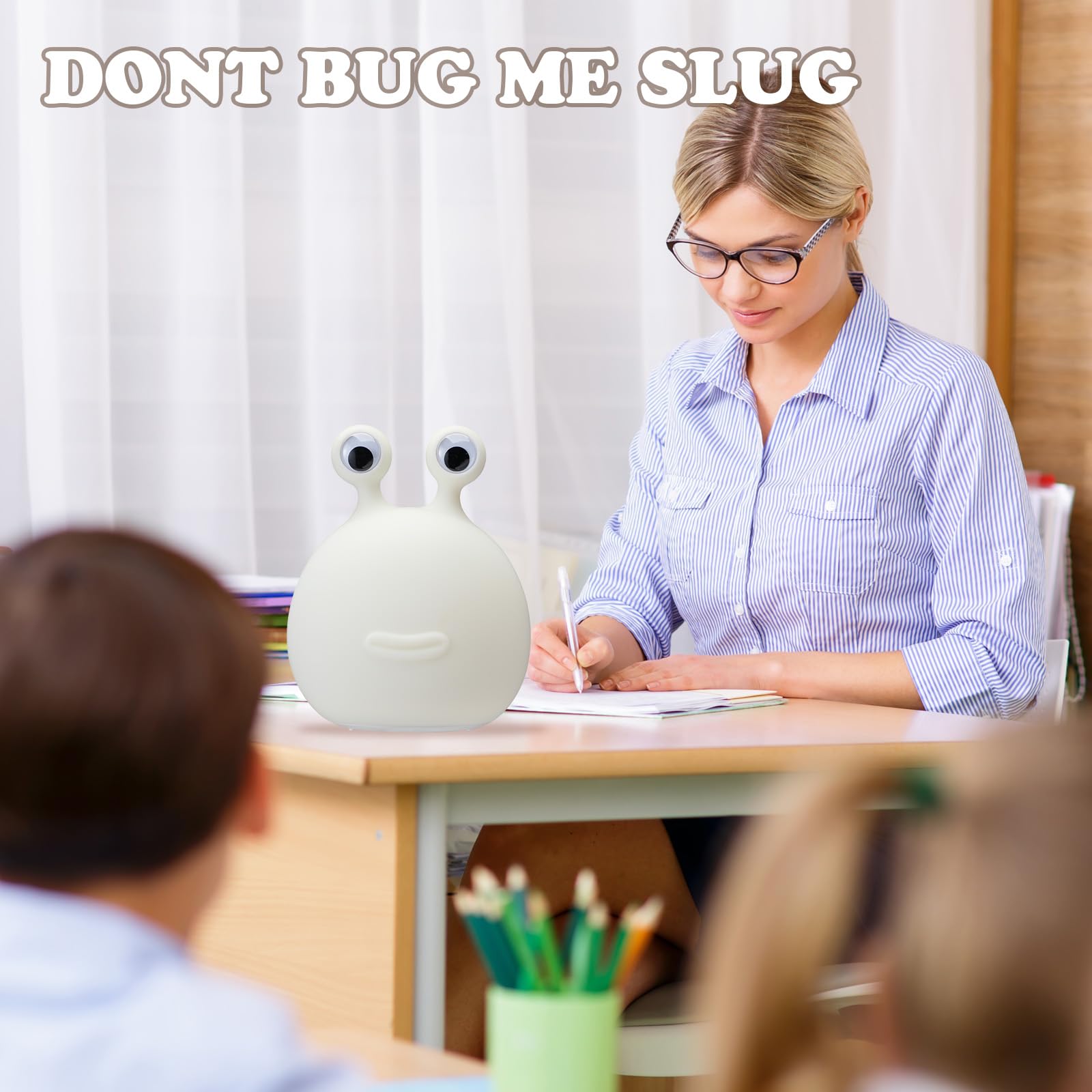 Seenelling slug night light emits warm 2800K glow for relaxing evenings