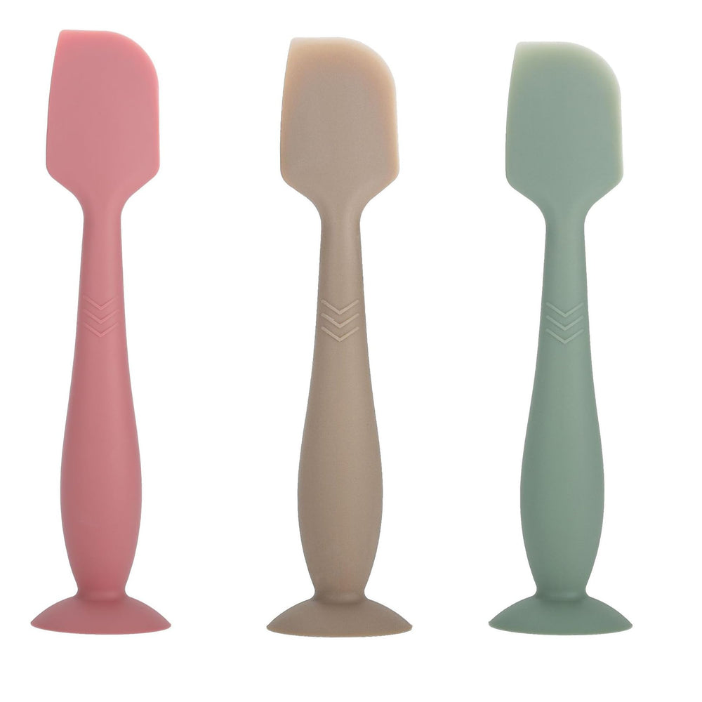 Seeway 3-pack silicone spatulas are BPA-free and baby-safe.