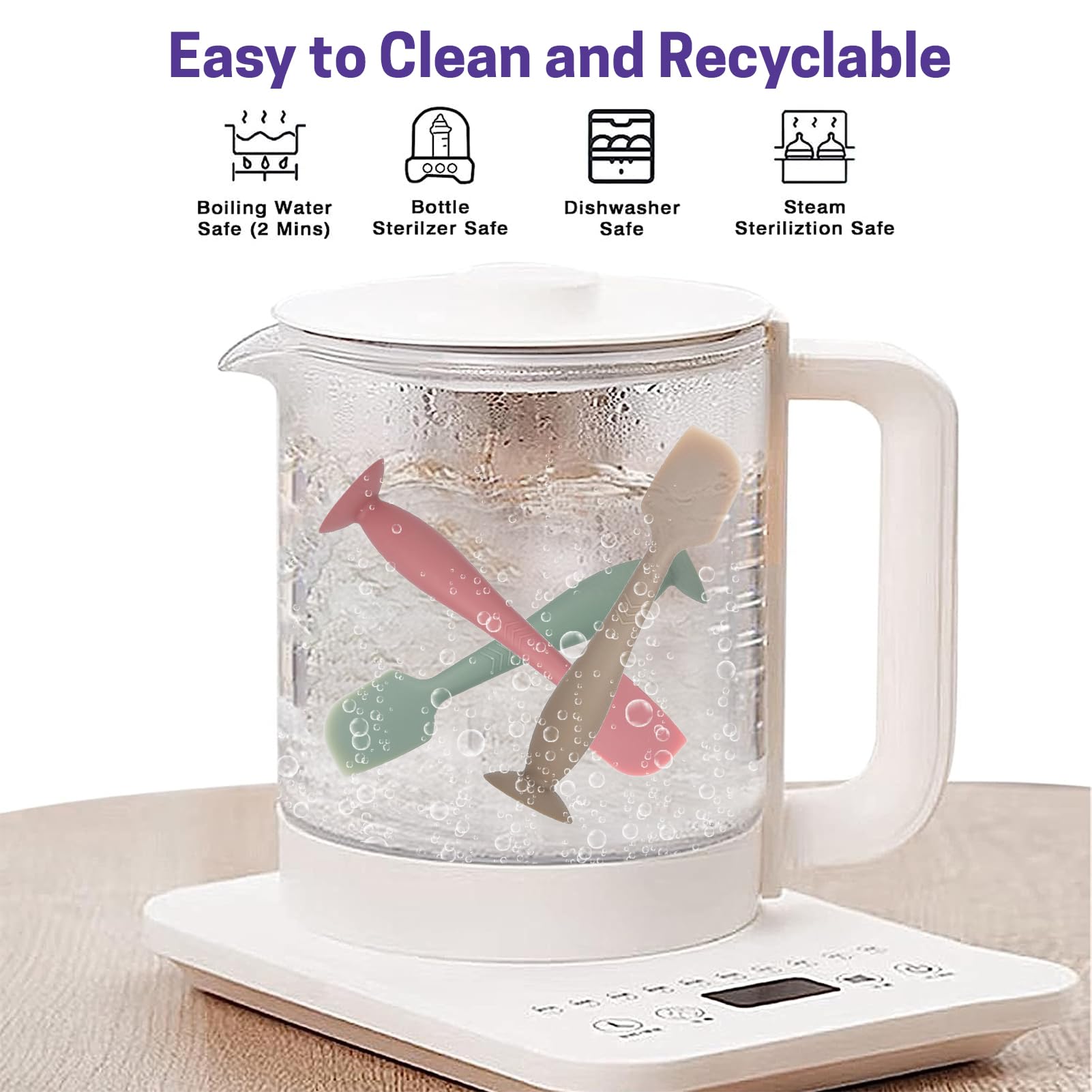Seeway green diaper cream spatula reduces mess with precise cream application.