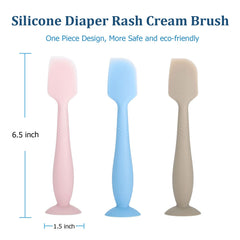 Seeway diaper cream spatula brown provides sturdy grip for quick spreading