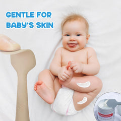 Seeway travel-size diaper cream spatula simplifies applying ointment on the go.