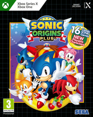 SEGA Sonic Origins Plus day-one edition cover art highlights classic arcade vibes for retro fans.