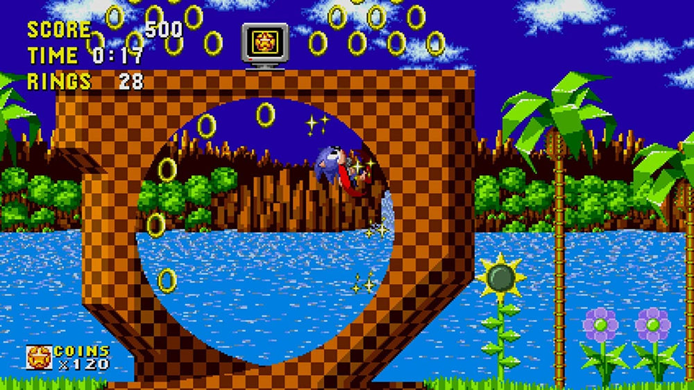 SEGA Sonic Origins Plus gameplay neighborhood screenshot captures fast-paced platform action for fans.
