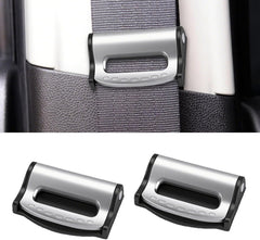 Segrehy seat belt adjuster clip front view for enhanced driving comfort