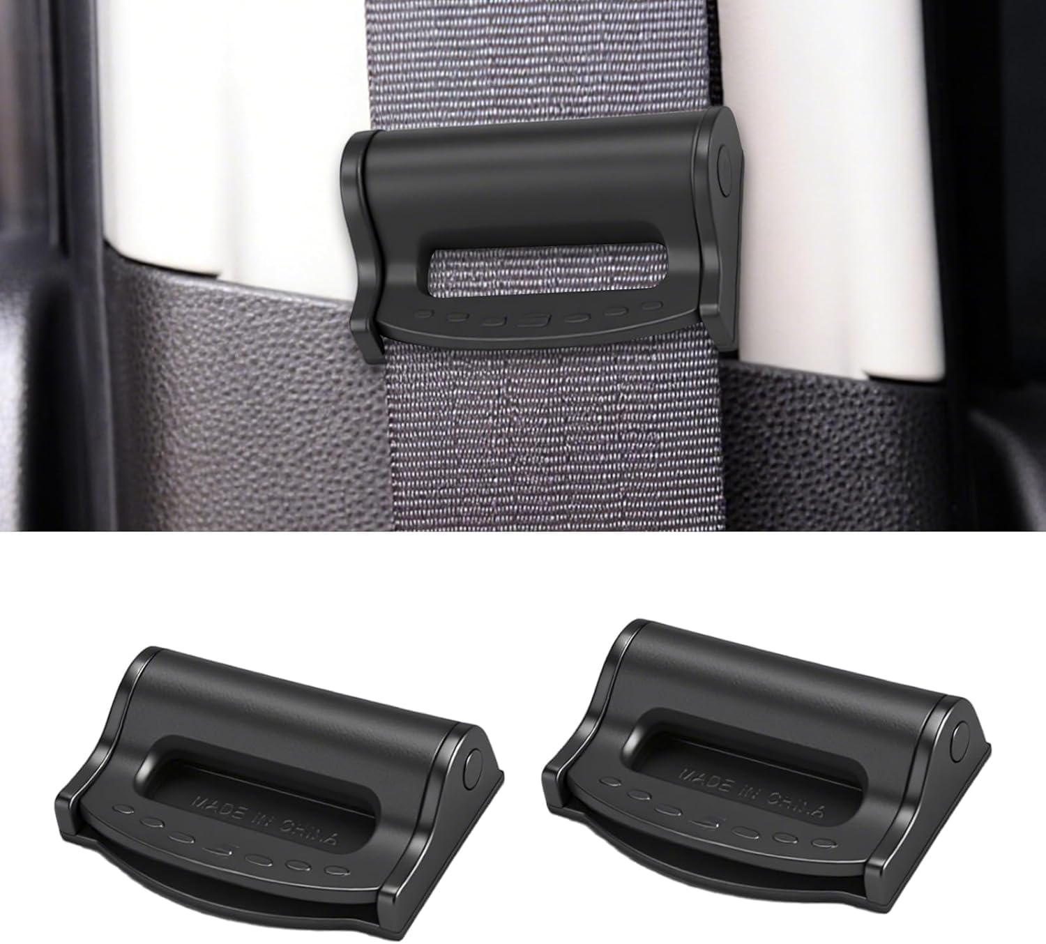 Segrehy seatbelt adjuster front view improves comfort on long trips
