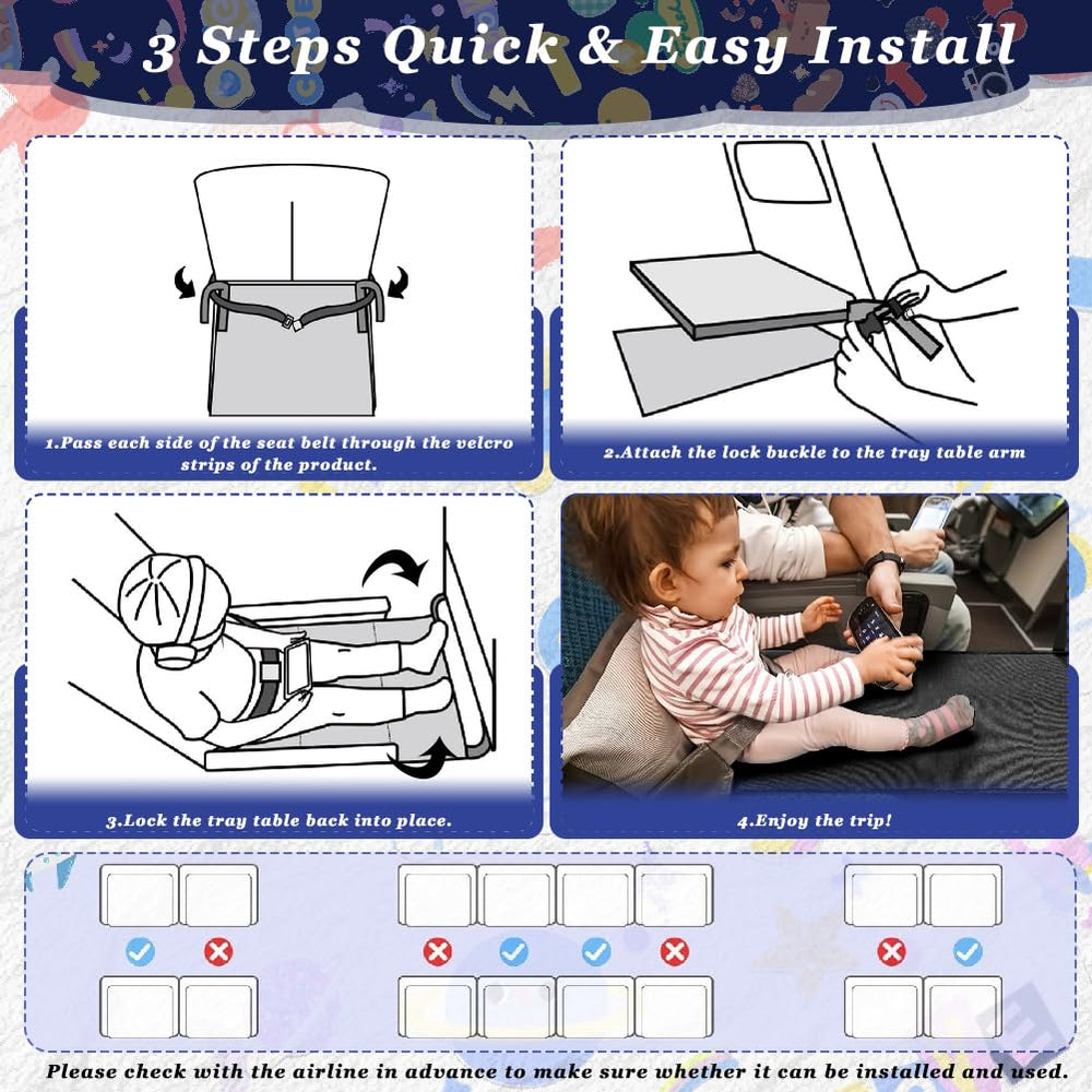 SEILETOO foldable design makes the footrest portable for travel.