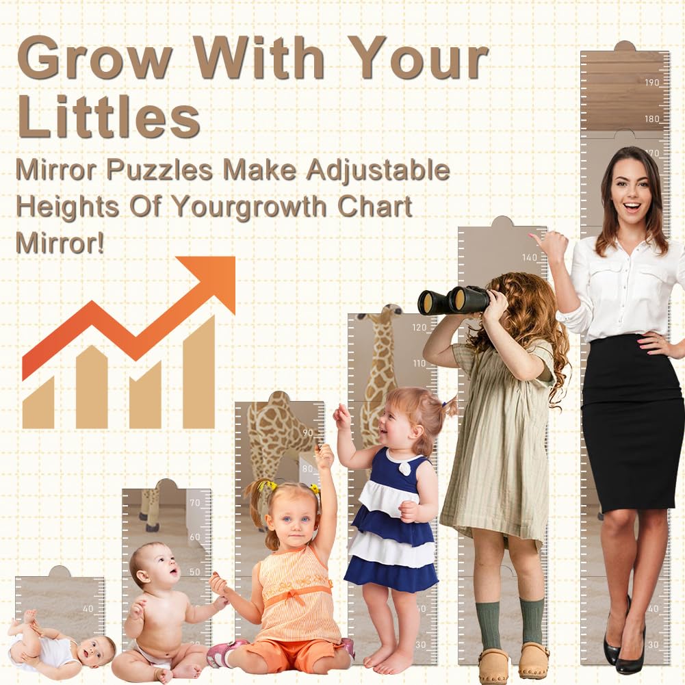SEILETOO Growth Chart Mirror gift packaging ready in sturdy box.