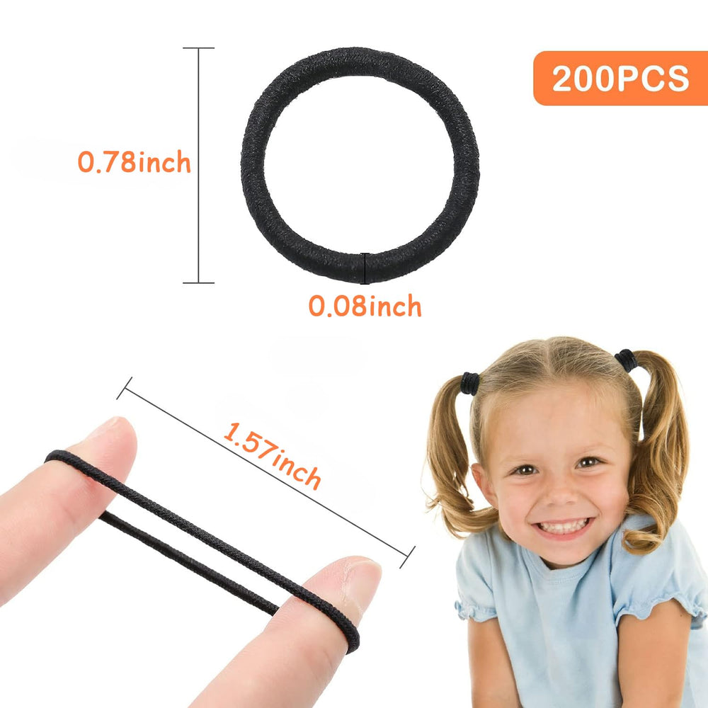 Seiolieliou toddler no crease hair ties demonstrate gentle hold and easy removal for kids