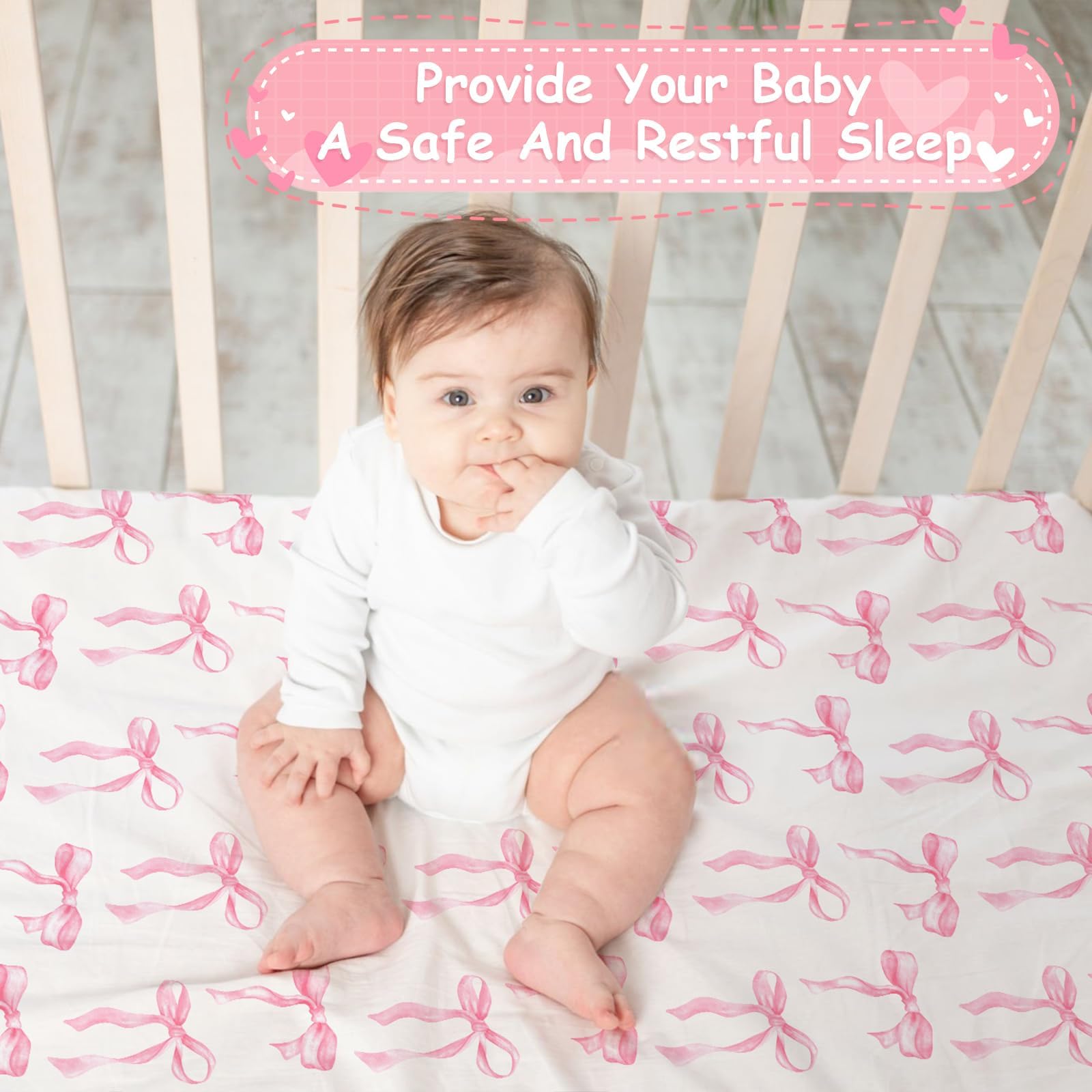 Sel Natural machine washable crib sheets ready for quick laundry