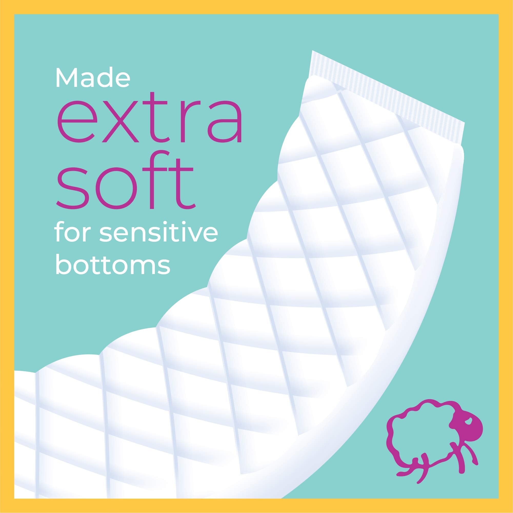 Select Kids Sposie booster pads being inserted into a diaper for night use