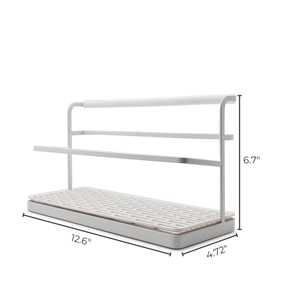 Selegna black variant drying rack offers modern kitchen styling