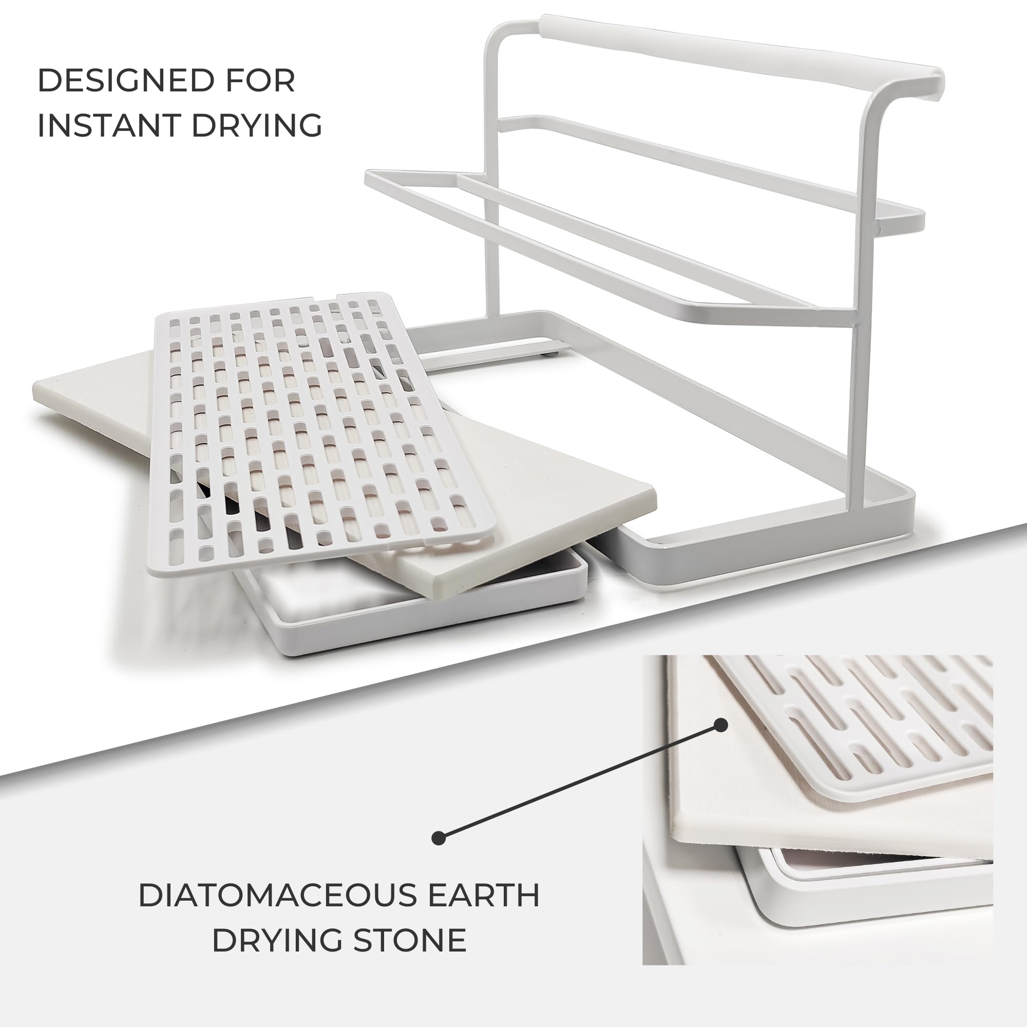 Selegna two-tier drying rack supports vertical or horizontal setup for flexibility