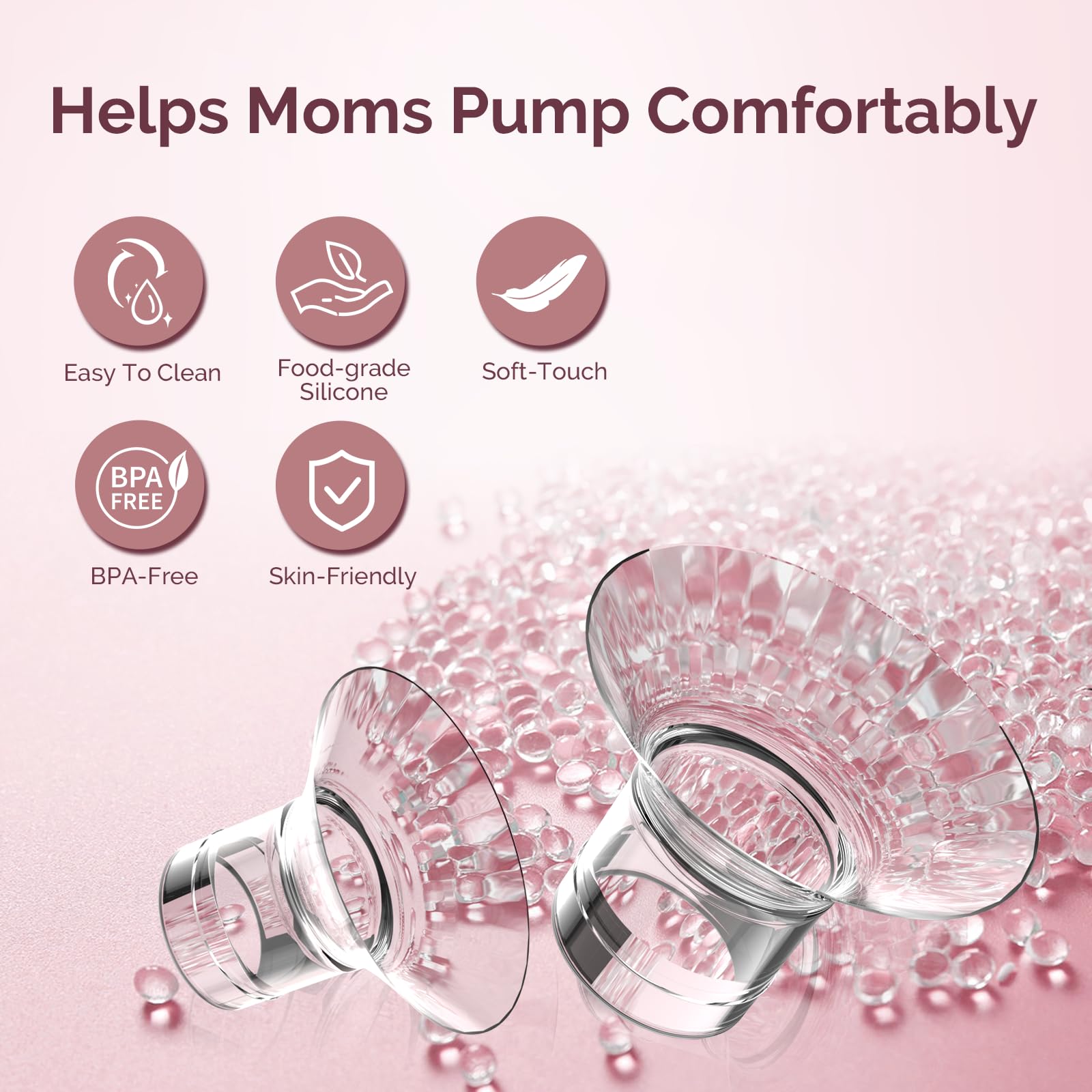 semai flange insert 15mm pack compatible with multiple brands for cushioned, irritation-free pumping.