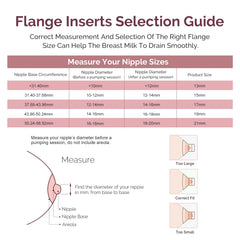 semai flange insert 19mm pack widens fit options while keeping soft-touch comfort.