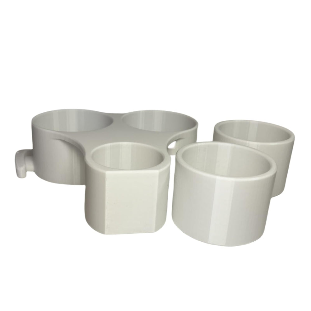 Semihacker Spectra bottle holder secure storage view prevents spills and bottle instability.