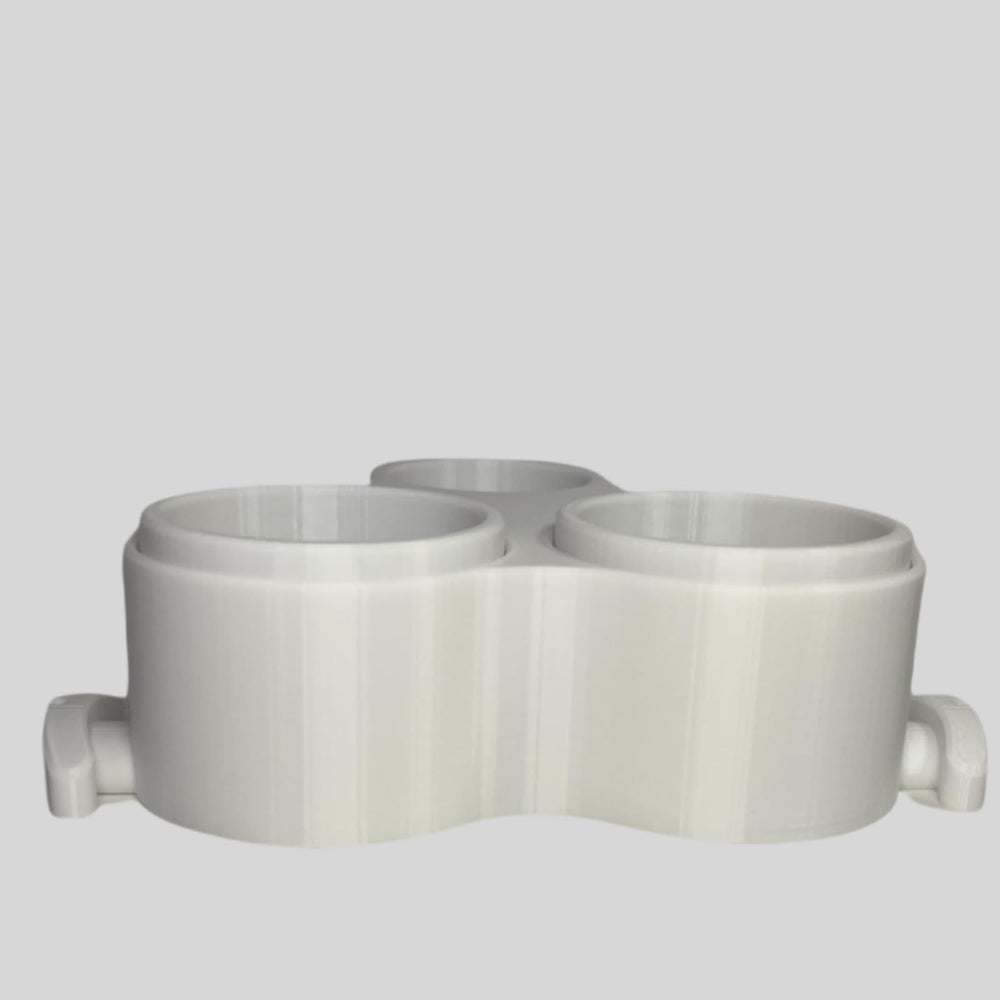 Semihacker Spectra bottle holder top view highlights portable design for on the go pumping.