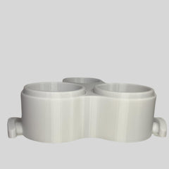 Semihacker Spectra bottle holder top view highlights portable design for on the go pumping.