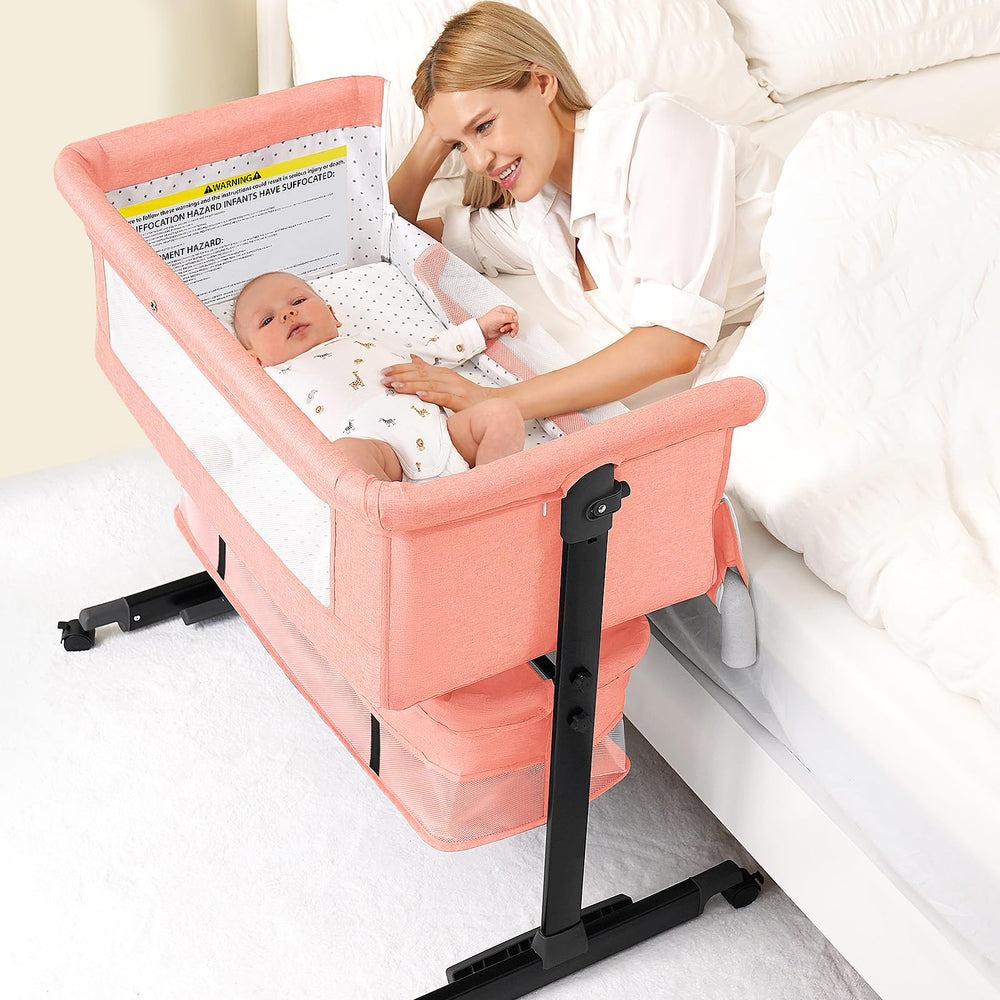 Semphis 3-in-1 bassinet bedside setup for easy night-time nursing