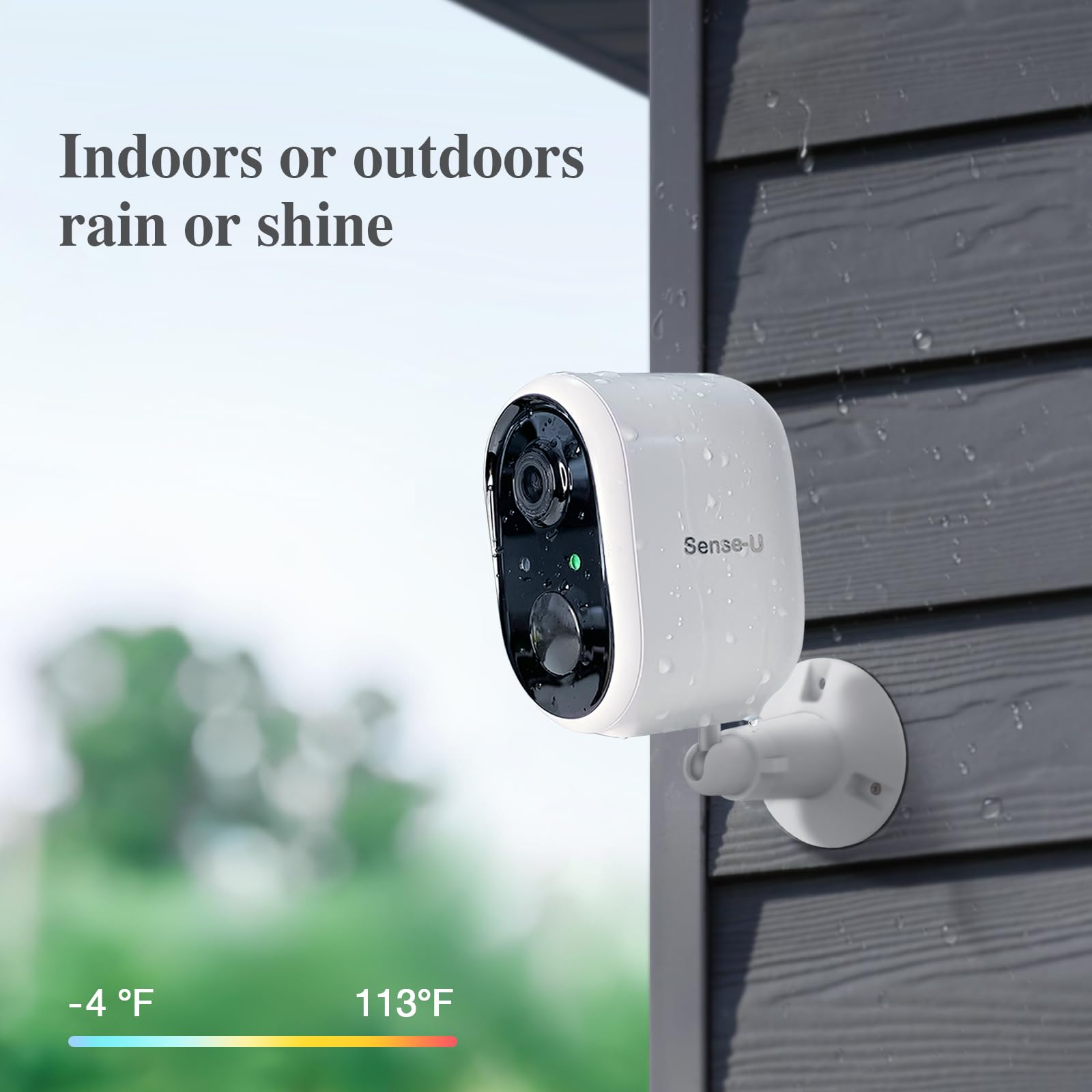 Sense-U Battery Camera with two-way audio for parent-child conversations