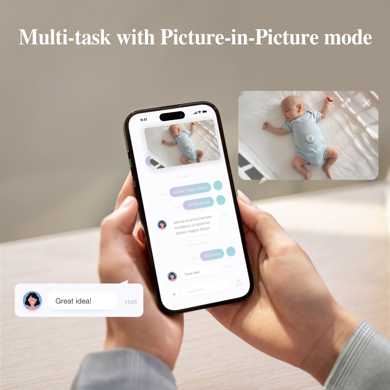 Sense-U private mode turns off camera for enhanced privacy when needed.