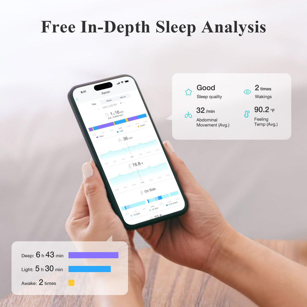 Sense-U Pro BLE4 connectivity sends alerts to your phone.