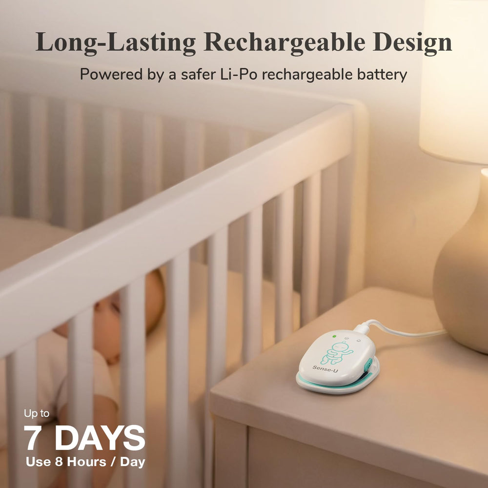 Sense-U Pro clip-on design for easy nighttime use.