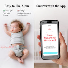 Sense-U Pro overheating alert signals potential heat discomfort.