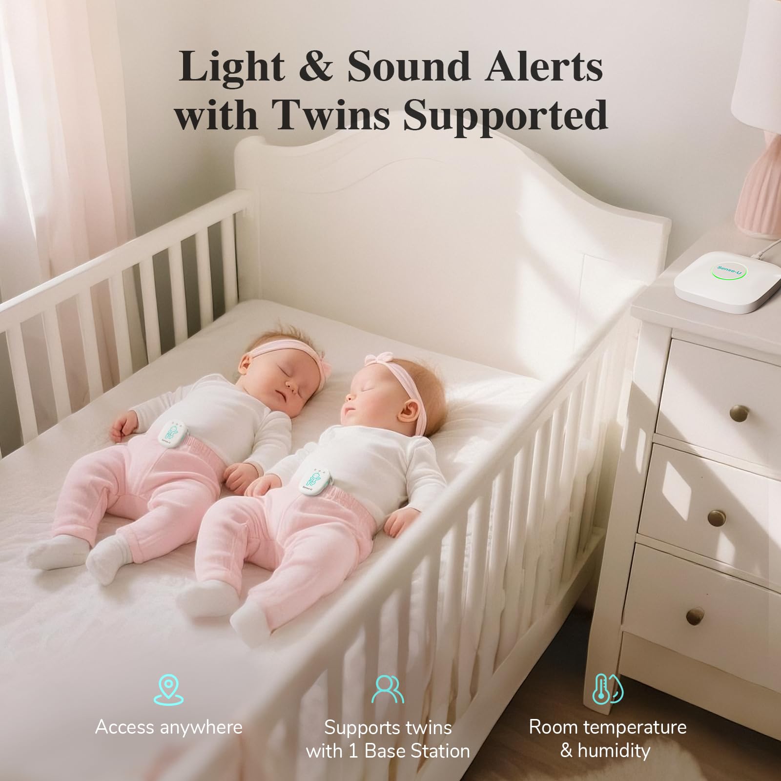 Sense-U Pro no-monthly-fee badge image highlights cost-saving option
