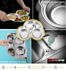 Senvasfa 304 stainless steel construction offers durable, rust-resistant serving.