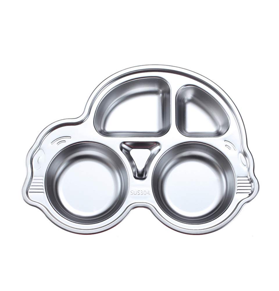 Senvasfa car-shape divided plate ideal for organized meals on the go.