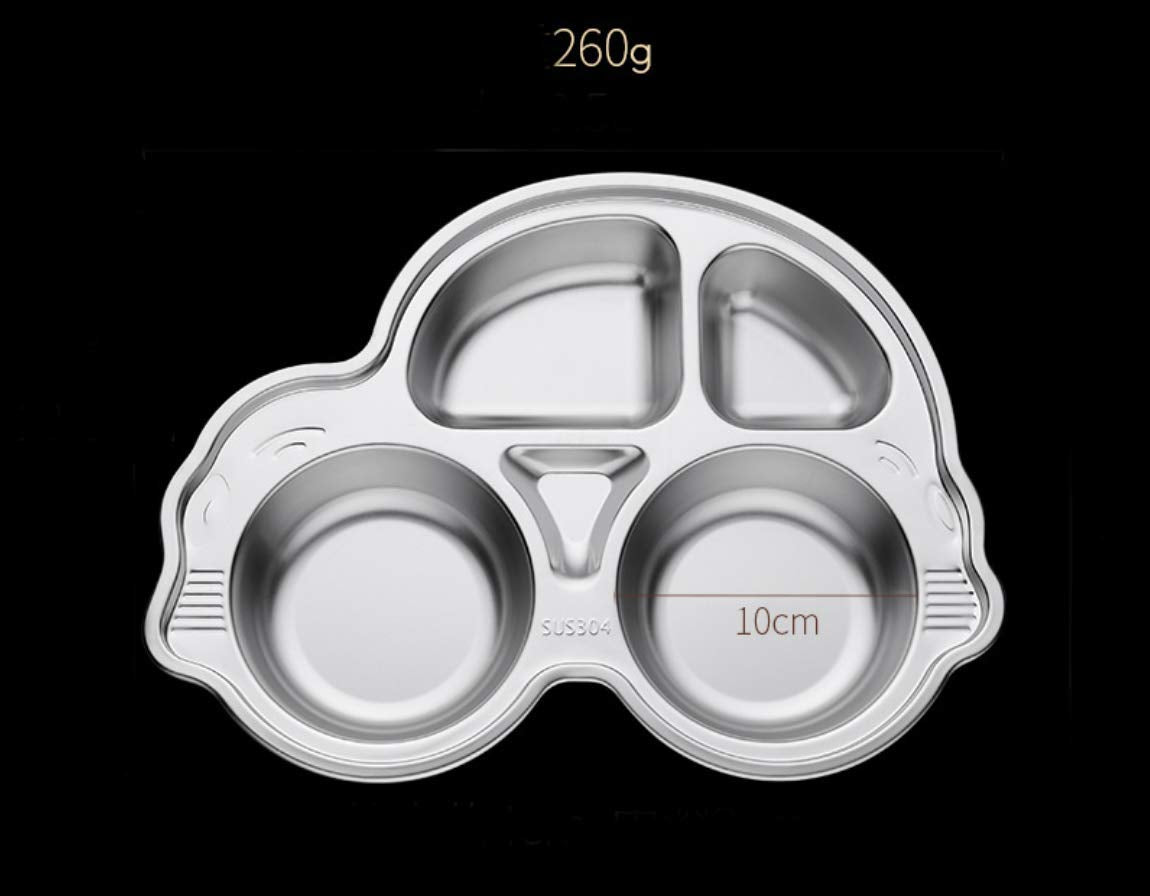 Senvasfa dishwasher-safe divided plate simplifies cleanup after meal time.