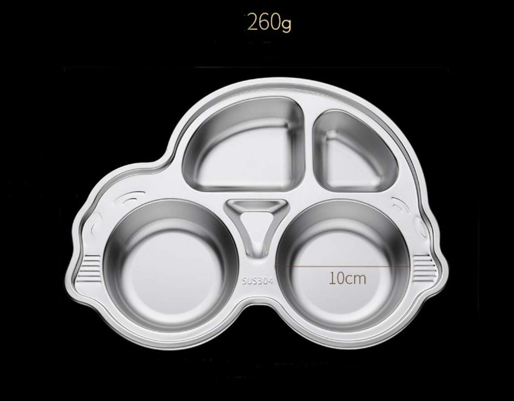 Senvasfa dishwasher-safe divided plate simplifies cleanup after meal time.