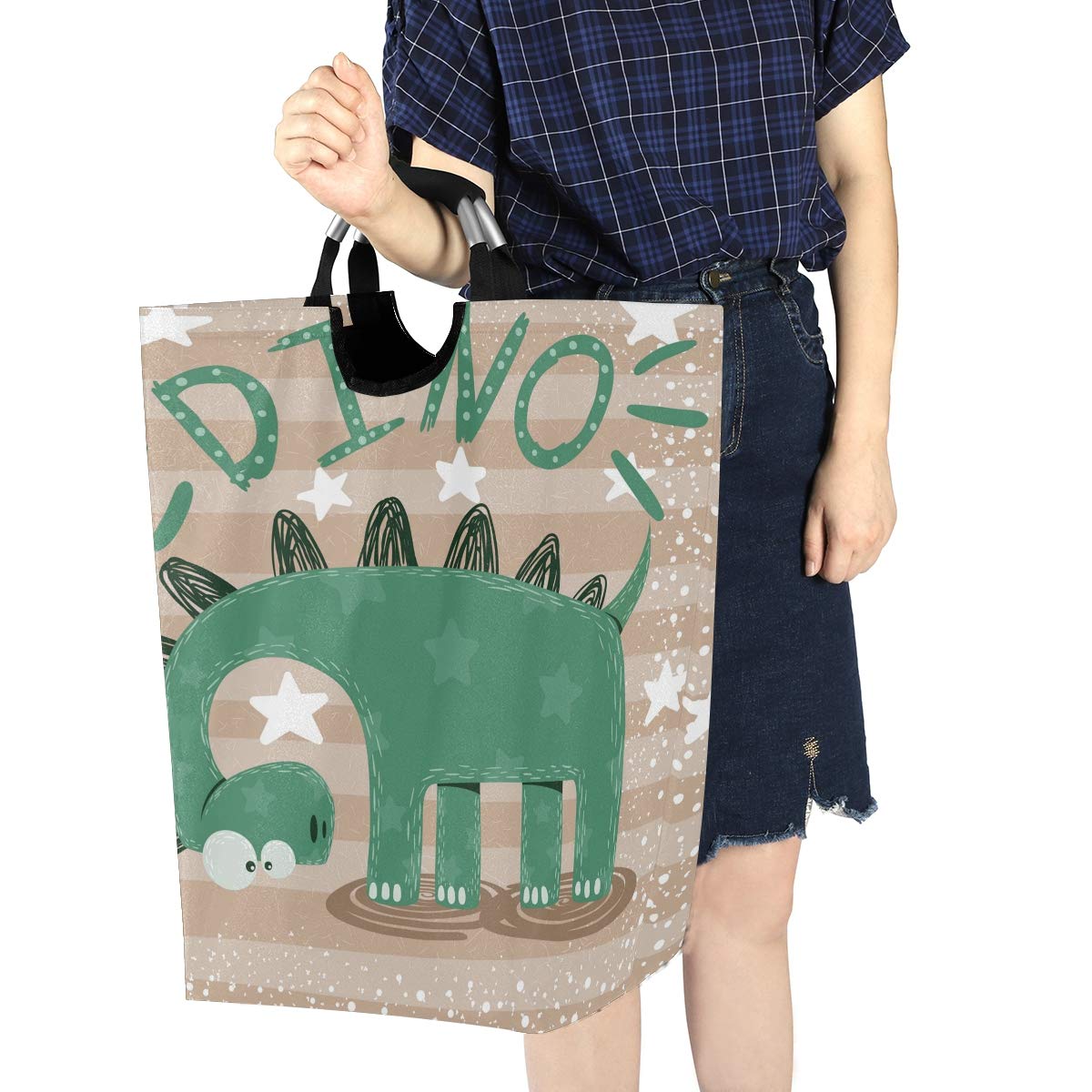 senya polyester storage basket durable for dorm and bathroom use