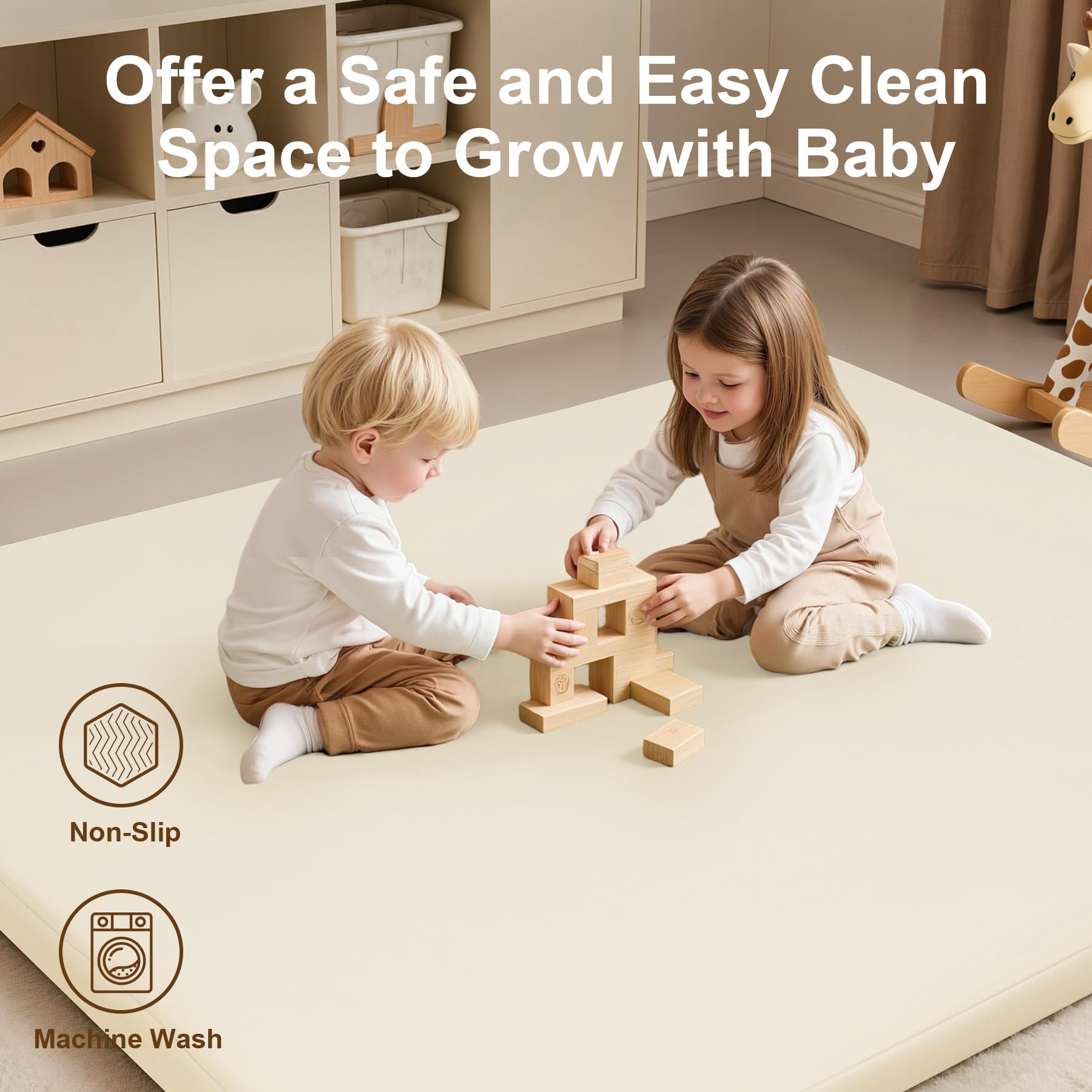 SEPARO Baby Play Mat Tummy Time Area supports early-life play and exploration.