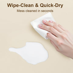 SEPARO Baby Play Mat Waterproof Cover cleans easily after spills.