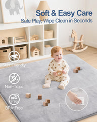 SEPARO 50x50 play mat provides ample space for tummy time and exploration