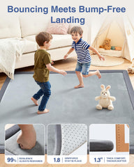 SEPARO plush surface play mat highlights soft touch ideal for infant play sessions.