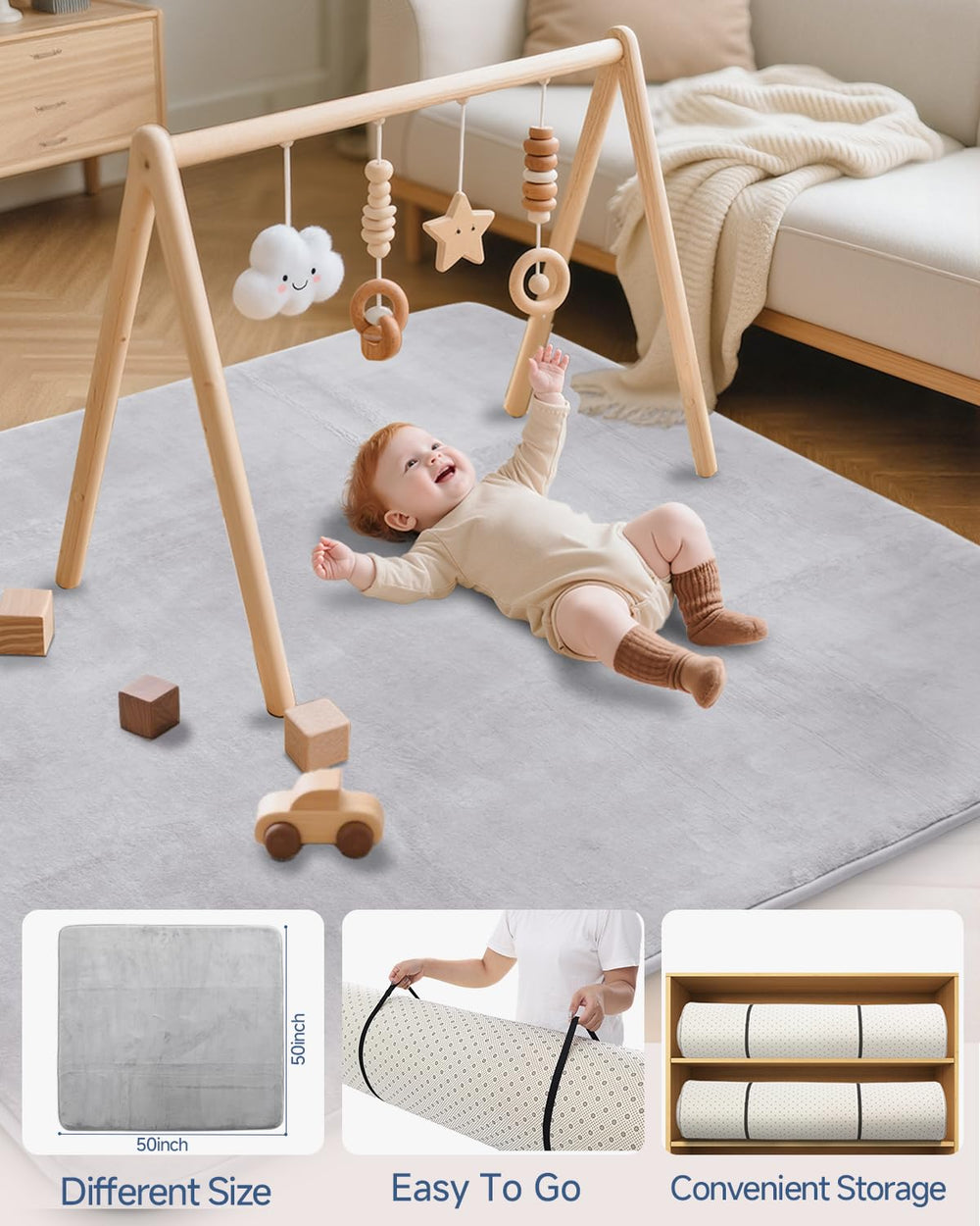 SEPARO color options light gray for modern play spaces