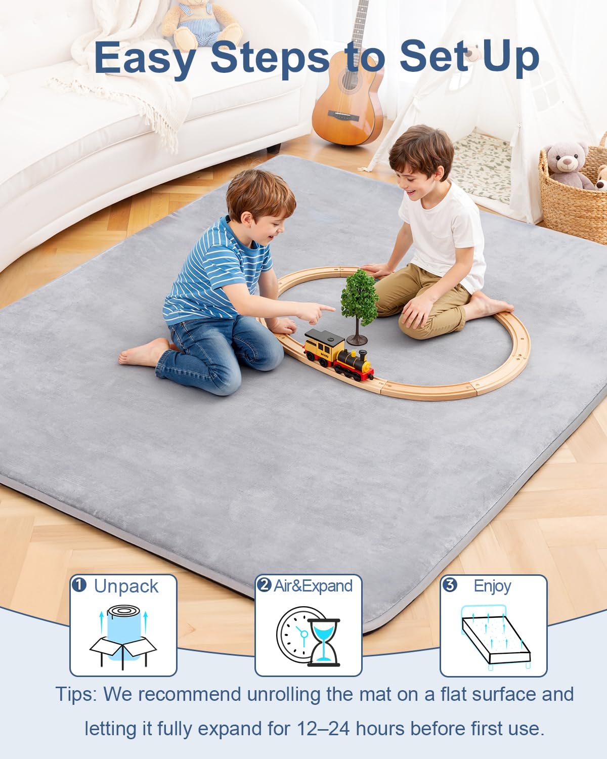 SEPARO two elastic bands for easy storage and travel