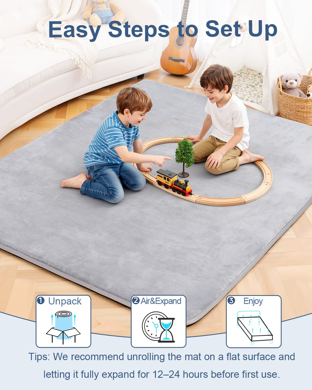 SEPARO two elastic bands for easy storage and travel